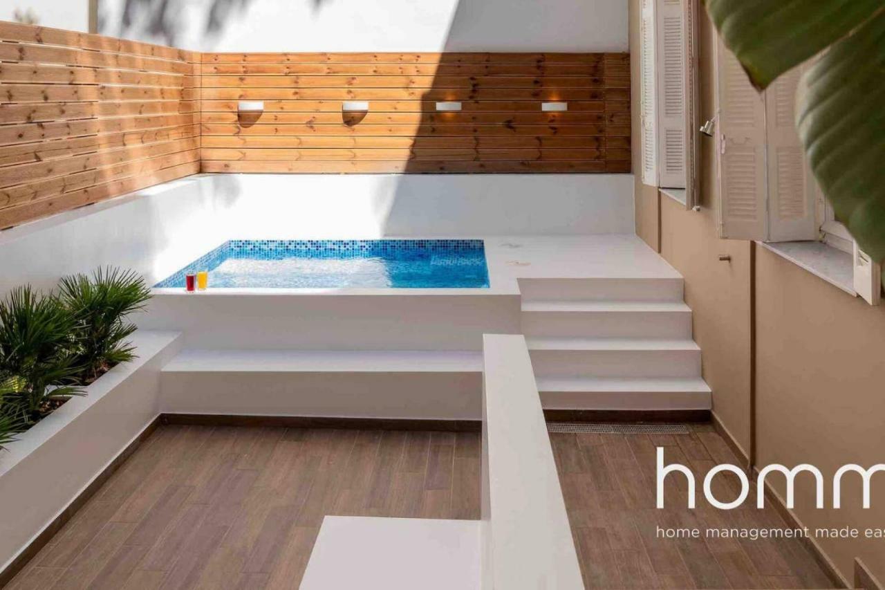Nemeseos Ground Floor Homm Apartment With Roof Garden And Wading Pool Athen Exterior foto