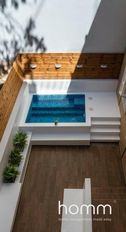 Nemeseos Ground Floor Homm Apartment With Roof Garden And Wading Pool Athen Exterior foto